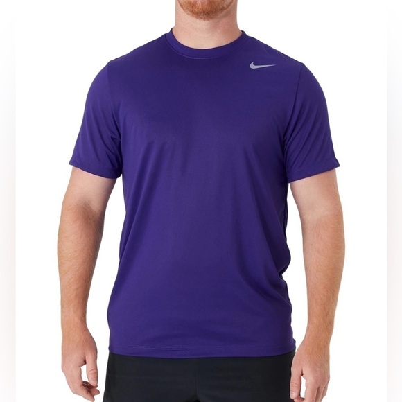 Nike Other - Nike Men's Team Legend Crew Short Sleeve Purple/Silver NWT